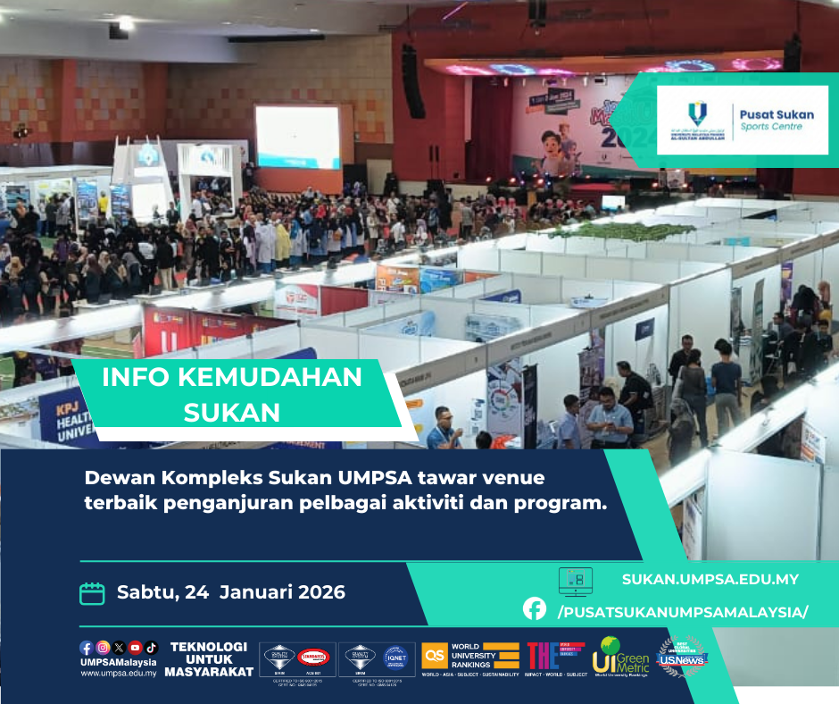 Dewan Kompleks Sukan UMPSA tawar venue terbaik